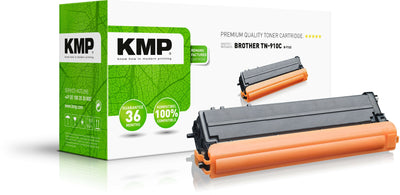 Kmp Toner Compatible Brother TN-910C/TN910C Cyan 9.000 S. B-T122 Komp. Extern Retail — image 1