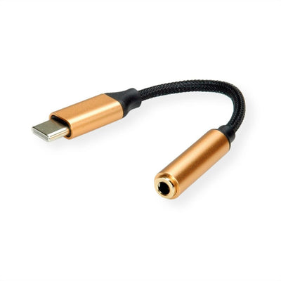 Roline Gold Adapter USB Type-c - 3,5MM Audio, M H, 0,13M — image 1