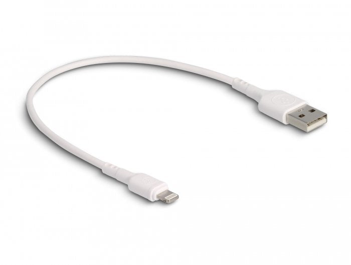 Delock Cable Charging USB Iphone™, Ipad™, Ipod™ White 30CM