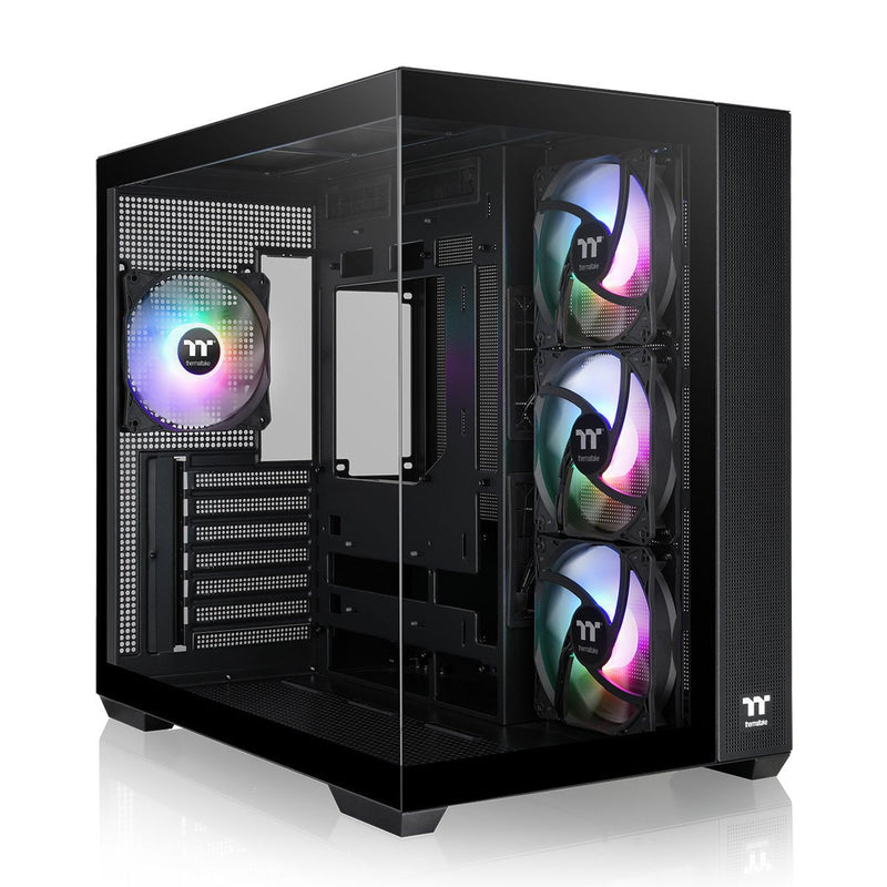 Thermaltake PC Case View 380 Tg ARGB Black Glass Tempered X 2 CA-1Z2-00M1WN-00