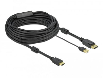 Delock HDMI Cable - DisplayPort 4K 30 HZ 10M — image 1