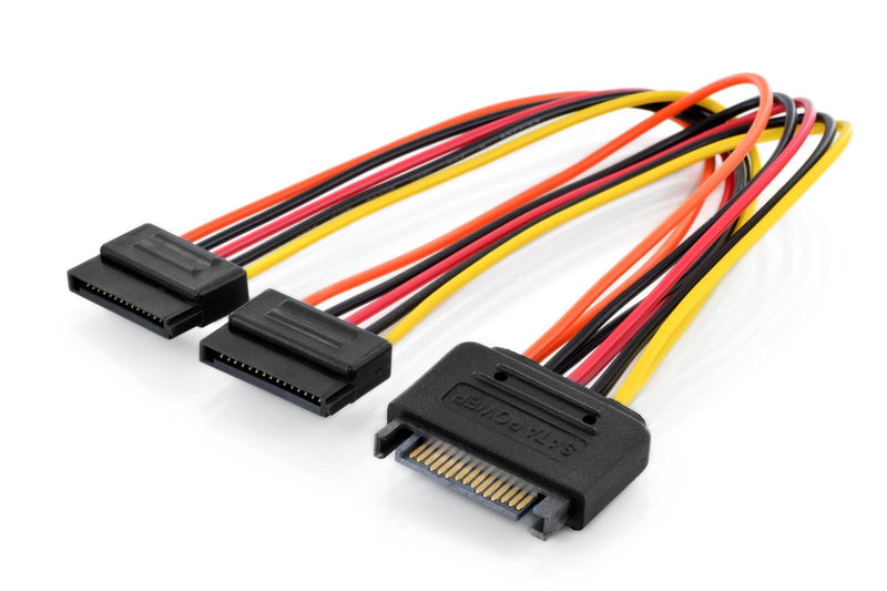 Digitus Cable Power Internal And -splitter M/F/F 0.3M 15-PIN - 2X SATA 15-PI