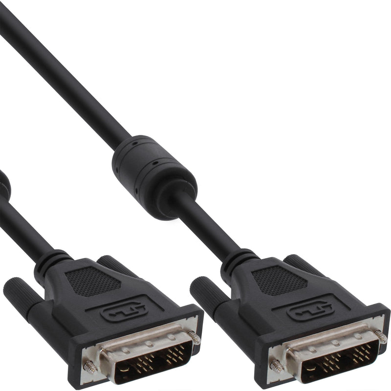 Inline Cable DVI-d 24 + 1 Male a Male Dual Link With 2 Bobinas Ferrita 10M