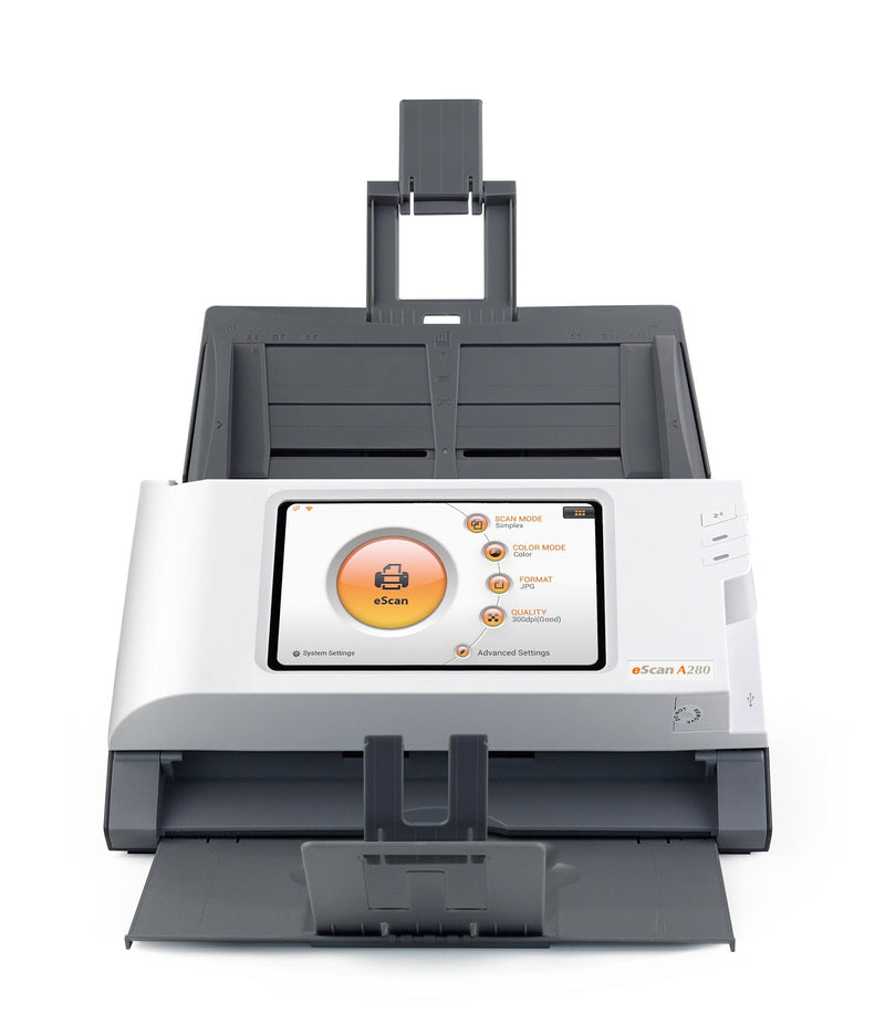 Plustek Escan A280 Essential 600 X 600 DPI Scanner With Alimentador Automatic Documentos (adf) Black White A4