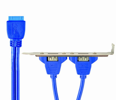 Gembird Cable USB 3.0 Panel Posterior 2x USB 0.45MTS — image 1