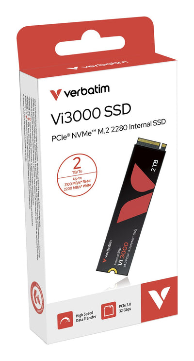 Verbatim Drive SSD 2TB VI3000 Internal PCIE NVMe M.2 — image 1