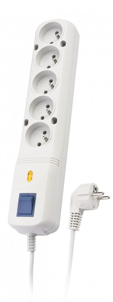 Power Strip With Protection Contra Sobretensiones LV-530W, 1L, 5,0M, Grey — image 1