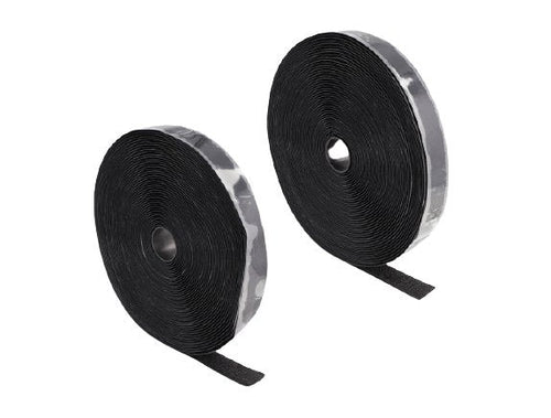 Resistant Tape Velcro Self-adhesive With Haft- And Tape Felpa L 15M X B 25MM Black — image 1