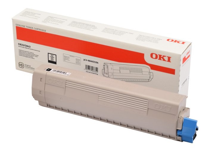 Oki Black Genuine Cartridge Tner Es 8433DN