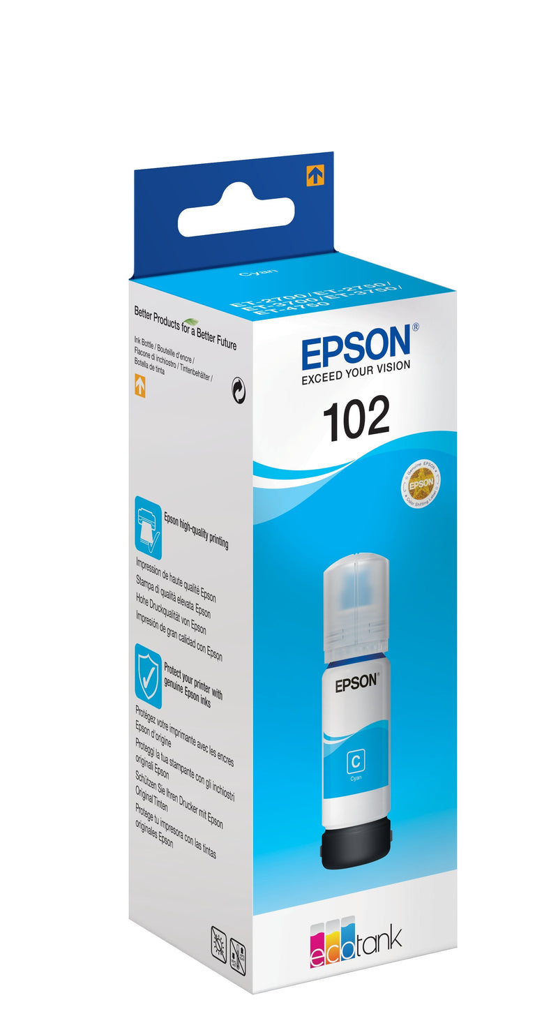 Epson Bottle Genuine 102 Cyan - C13T03R240 ML-70
