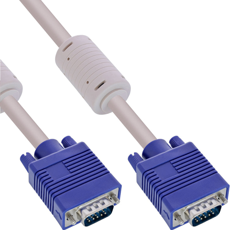 Inline S-VGA Cable 15 HD Grey Male a Male 10M