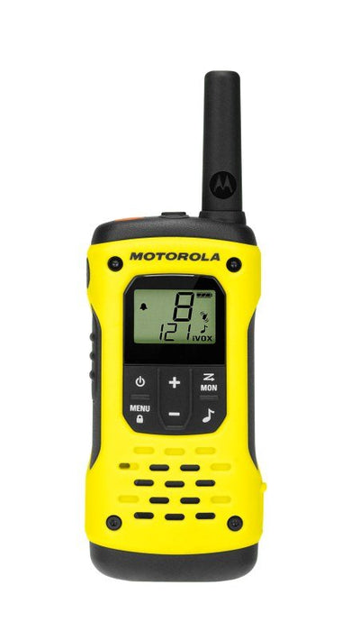 Motorola Tlkr T92H20 Yellow Pareja Walkie Talkies Resistant Water 10KM Range — image 1