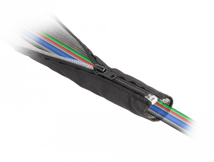 Delock Blindaje Emc Case Trenzada With Velcro 1M X 16MM Black