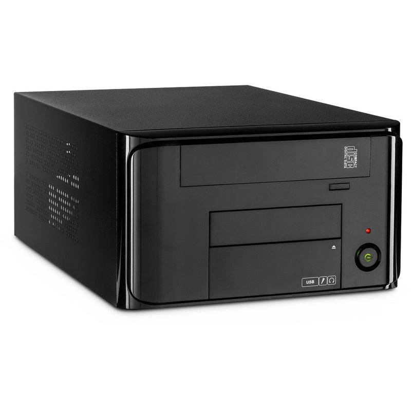 PC Case Inter-tech Mini ITX MI-008 Black 2x USB 3.0,138X220X340MM