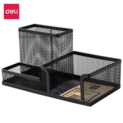 Deli Desk Organizer Mesh 3-PIEZAS Black — image 1