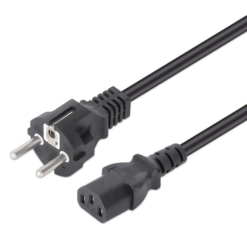 Manhattan Cable Power C13 a Contact Protection 5M Black