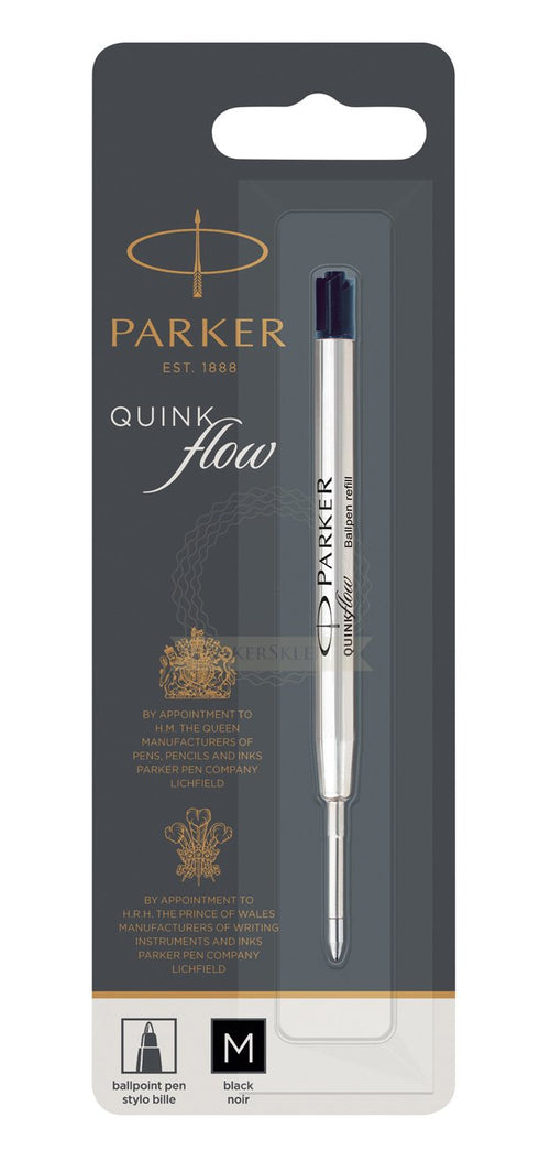 Parker Spare Part Pen Quink Flow Punta Media Black Blister Unitario — image 1