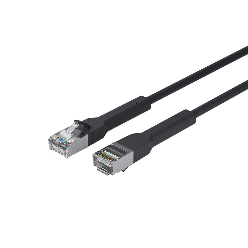 CAT.6A U/FTP 10M Black Flex-angle Network Cable
