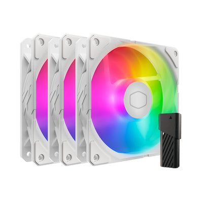 Cooler Master Kit 3 Kit 3 Ventiladoresres Sickleflow Edge 120 ARGB 120MM (690~2500RPM, Pwm), Tall Flujo Air (7 — image 1