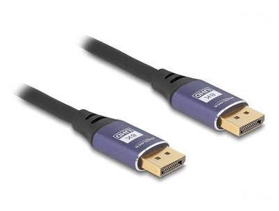 Delock 80603 Cable DisplayPort 8K 60 HZ 5M Metal Lila — image 1