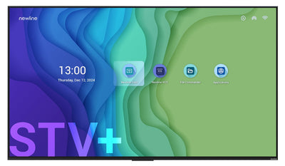 Newline Stv + 55 Screen Plana Señalización Digital 139,7CM (55) LED Wi-Fi 300 Cd / M² 4K Ultra HD Black Proces — image 1