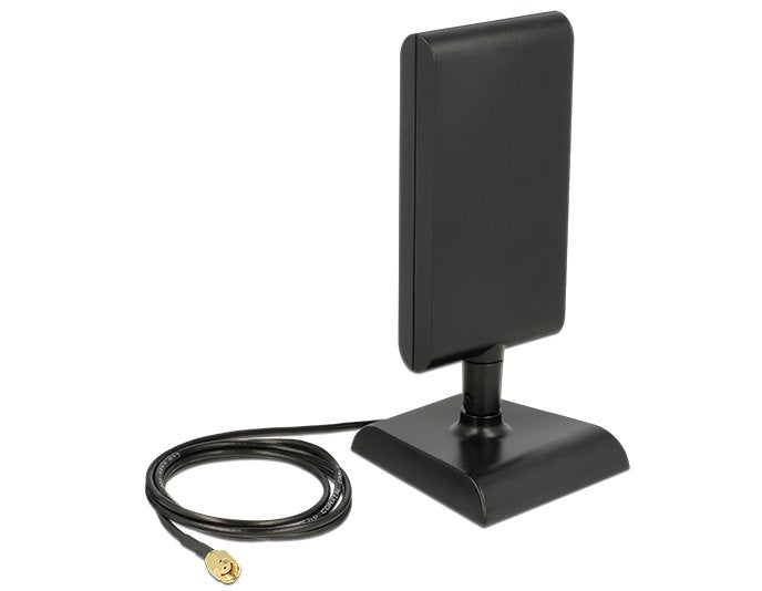 Delock 89590 Antenna WLAN 802.11 AC/a/H/B/G/N Male Rp-sma 6 - 9 dBi Directional With Base Magnética And Cable