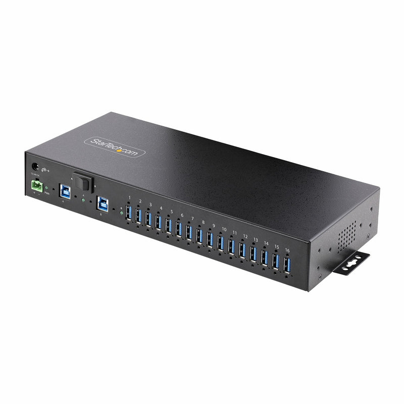 StarTech.com S5G16AINDS-USB-A-HUB Hub Interfaz 2 X USB 3.2 Gen 1 (3.1 Gen 1) Type-b 5000 Mbit/S Black