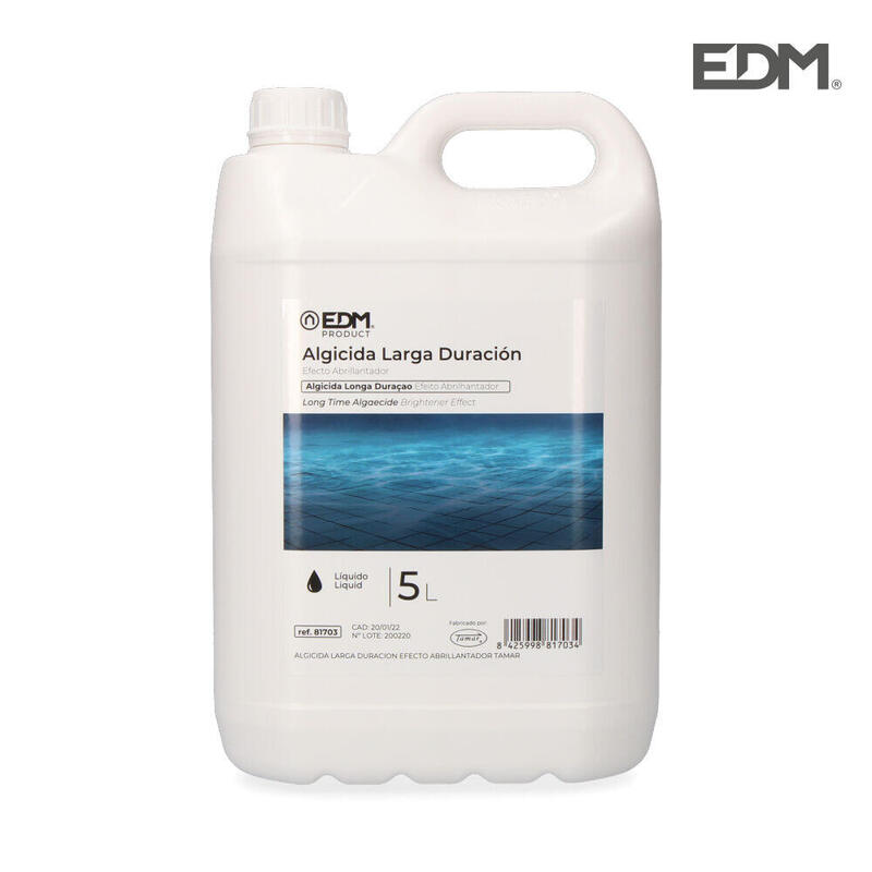 EDM Algicida Long Life Efecto Abrillantador 5 L. Fusion
