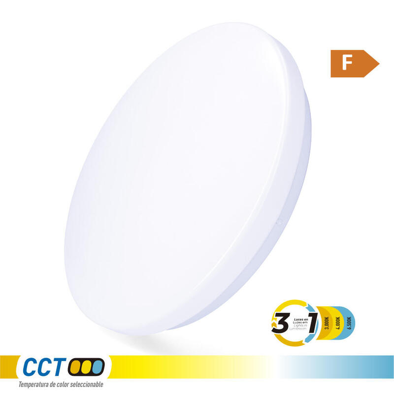 Wall Light LED Circular Surface 18W 3CCT 1820 Lm Ø33 X 6,6CM