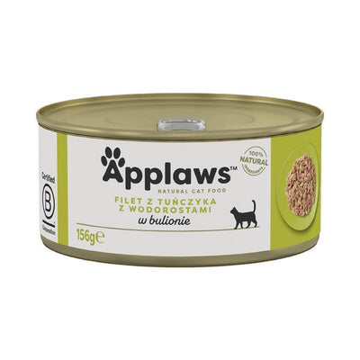 Applaws Cat Tin Tuna Fillet With Seaweed 156G — image 1
