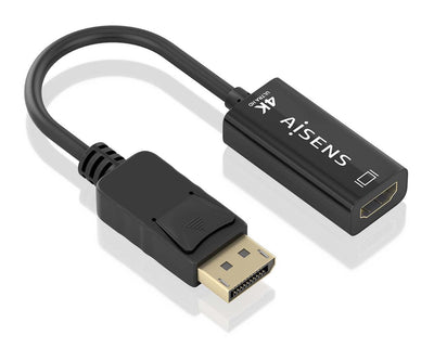 Aisens Converter DisplayPort a HDMI 4K@60HZ, DP/M-hdmi/M, Black 15CM — image 1