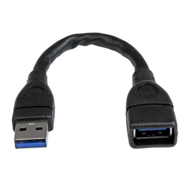 StarTech Cable 15CM Extensor USB 3.0 Male a Hembr