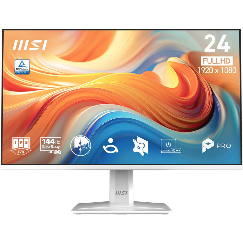 MSI Monitor Pro MP243W E14 23.8 144HZ HDMI Mm Bl