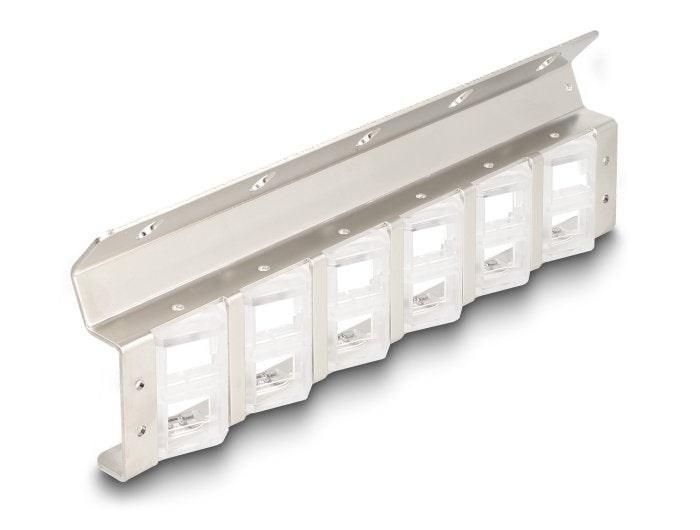Keystone Bracket 12 Port Tiltable For 10? Or 19? Rack And Wall Mount