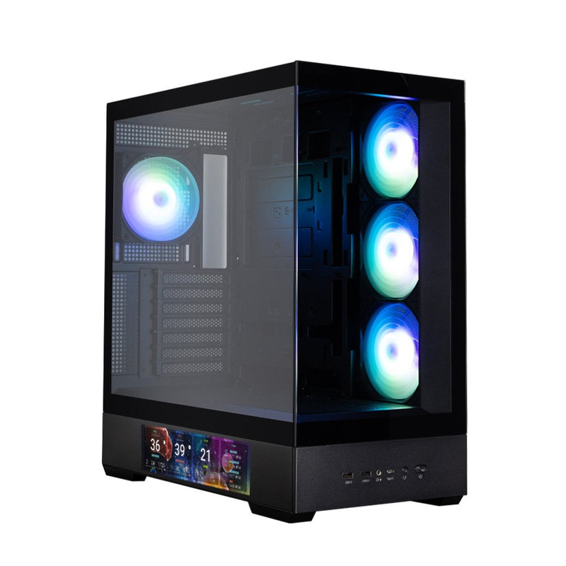Zalman PC Case P40 Ds ATX 4 Xvent 120MM ARGB 2x USB 3.0 Black S/N Power Supply