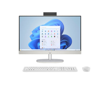 HP All In One 23,8 FHD Intel Core I3-N300 8GB 512GB SSD, Without Sistema Operativo White - Keyboard QWERTY Spa — image 1