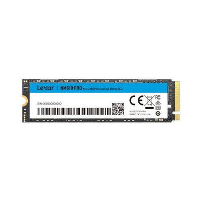 Lexar Drive SSD NM610 Pro 500GB NVMe PCIE GEN3X4 LNM610P500G-RNNNG — image 1