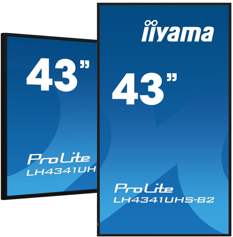 Iiyama Television LH4341UHS-B2 (43) Black Glossy
