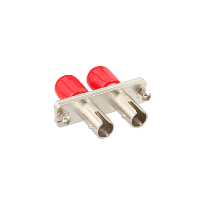 Inline Adapter Fibre Optic Metal Duplex St/St Mm Case Ceramic With Brida — image 1