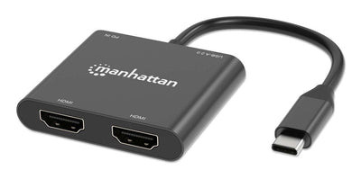 Manhattan USB-C Pd a Dual-hdmi-monitor-adapter 4K 60HZ — image 1