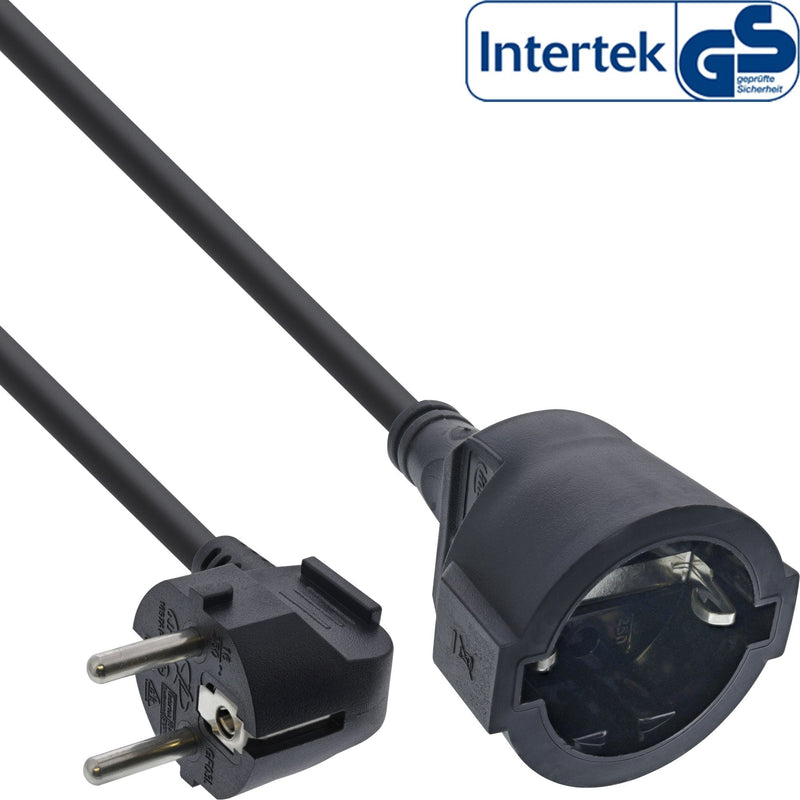 Inline® Power Cable Extensión Angeld Type F Black 7M