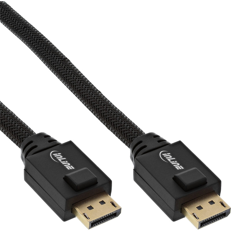 Inline Cable Activo DisplayPort, Black Contactos Dorados, 20M