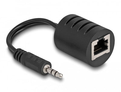Delock Extensor Audio Stereo RJ45 Female a Connector Stereo 3,5MM Male CAT.5 Up To 50M, Set 2 Pieces — image 1