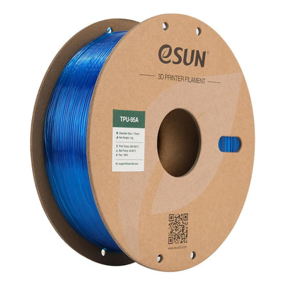 ETPU-95A 1,75MM Transparent Blue 1KG — image 1