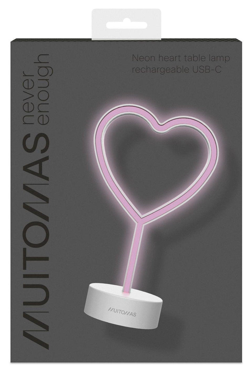 Neon Table Lamp Type-c Heart