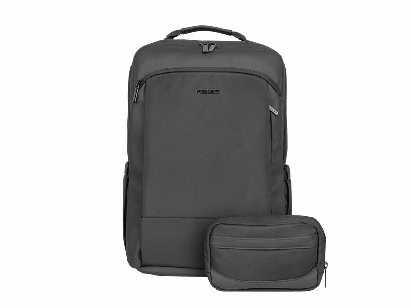 Natec Backpack Kudu Plus Laptop Up To 15.6 Black With Organiser 16 Ltrs