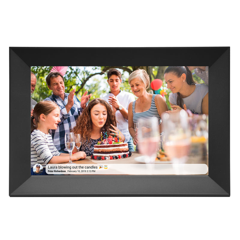 Denver PFF-1063BLACK Frame Fotográfico Digital Black 25,6CM (10.1) Screen Touchscreen Wi-Fi