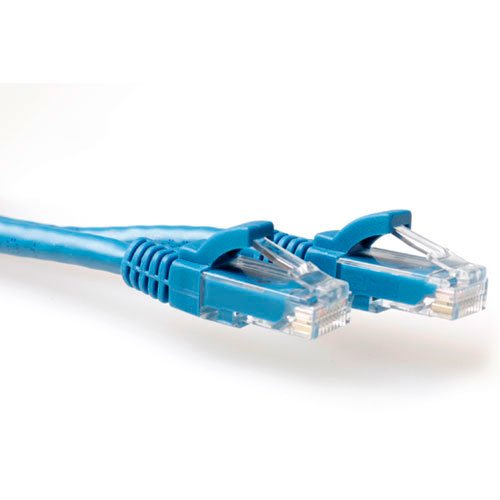 Blue 3 Meter U UTP CAT.6 Patch Cable Snagless With RJ45 Connectors
