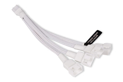 Alphacool And -splitter 4-PIN Auf 4X 4-PIN PWM 15CM - White — image 1