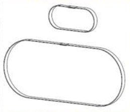Zebra P1046696-146 Accesorio Or Piece Spare Part Printer/Scanner Cinturón 2 Pieces — image 1